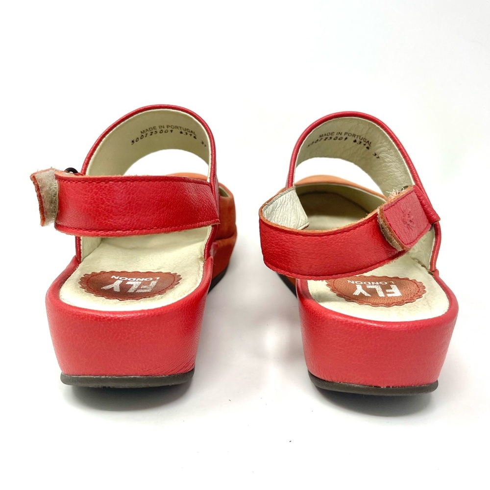 🍒🍊FLY London Vibrant Red & Orange Women’s Shoes – Style Meets Comfort🍊🍒 - Picture 4 of 9